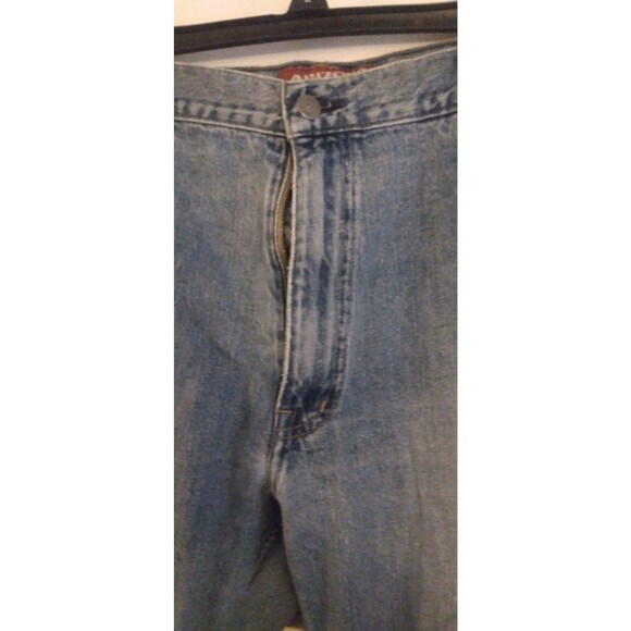 Arizona Mens Jeans 40x32 Relaxed Straight Leg Blue Denim Pants - Picture 3 of 8